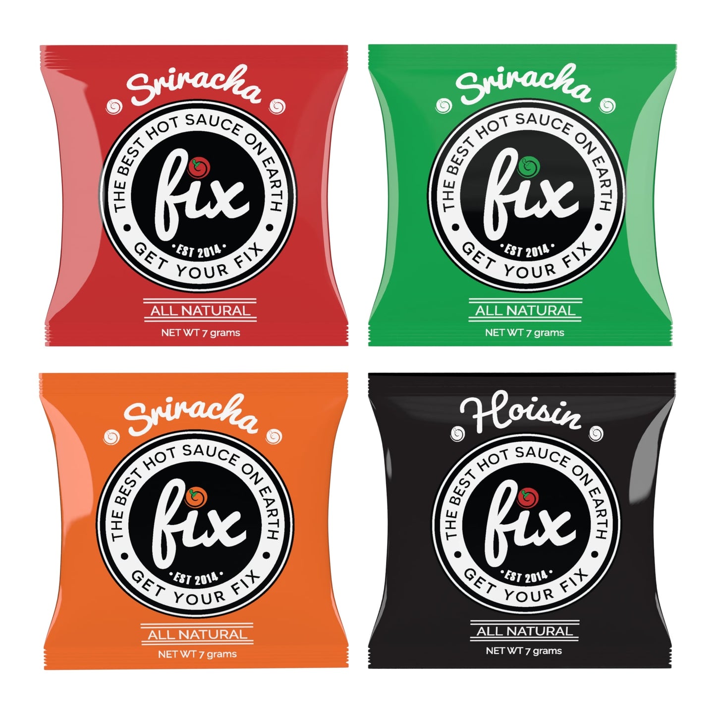 Fix Hot Sauce To-Go Packets - Variety Pack