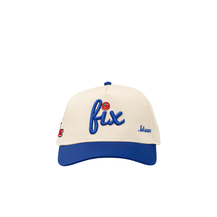FIX HOT SAUCE CAP (ROYAL AND OFF WHITE) - LIMITED FIRST EDITION